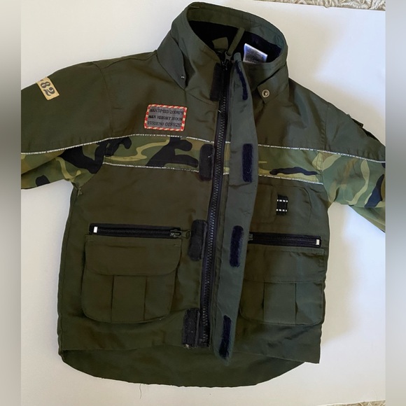 Fall Jacket 18 Months toddler Army Green Camo Jacket Coat - Picture 11 of 11